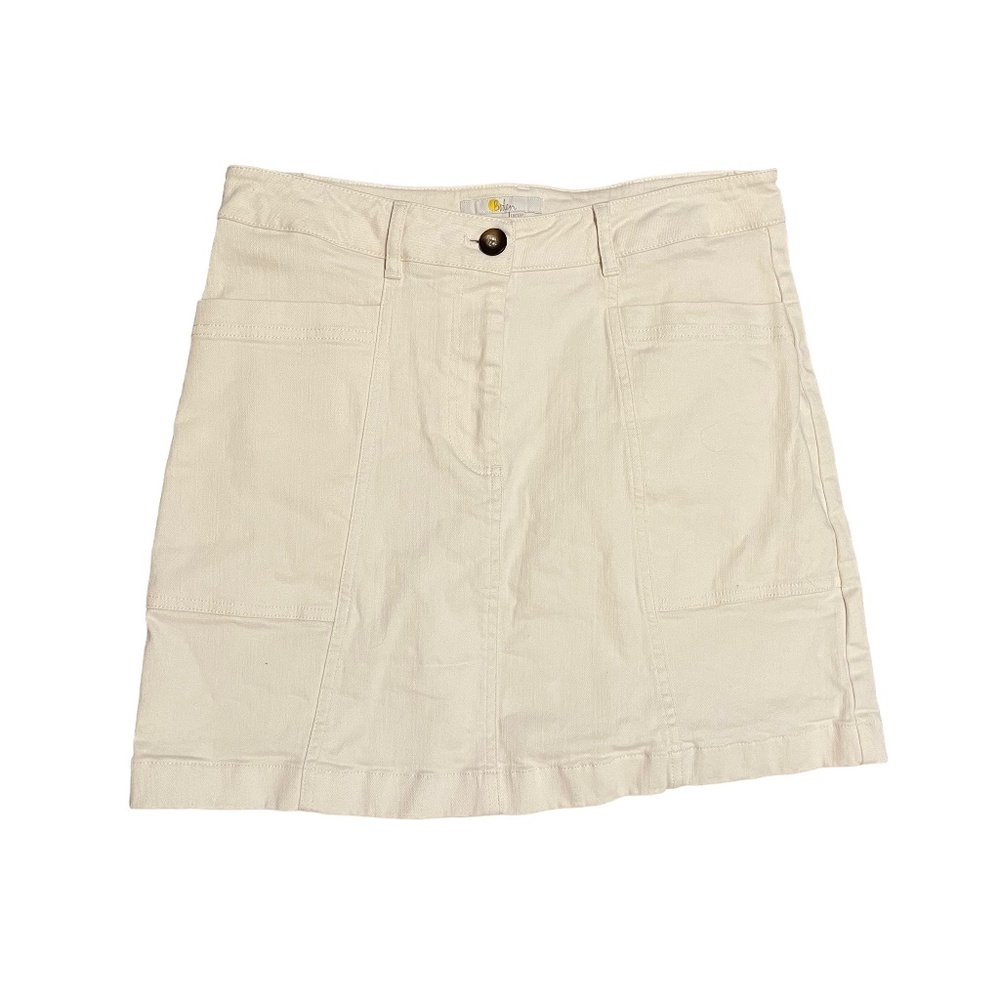 Boden A-Line Zip Front Mini Skirt w/ Pockets NWOT Size 8P